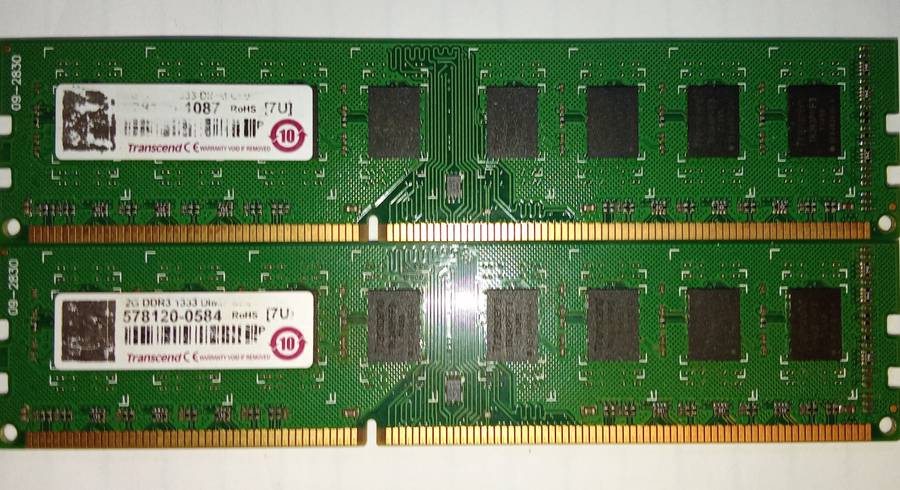 Desktop RAM DDR3 1333 - 2GB