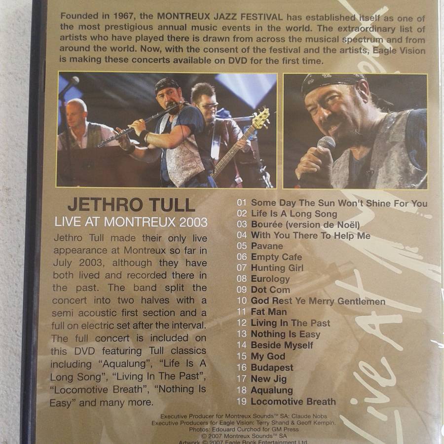Jethro Tull - Live At Montreux [DVD]