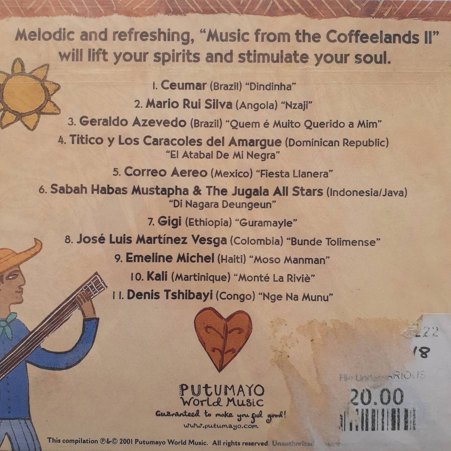 Putumayo Presents: Music From The Coffee Lands II (Various Artists) (2001)