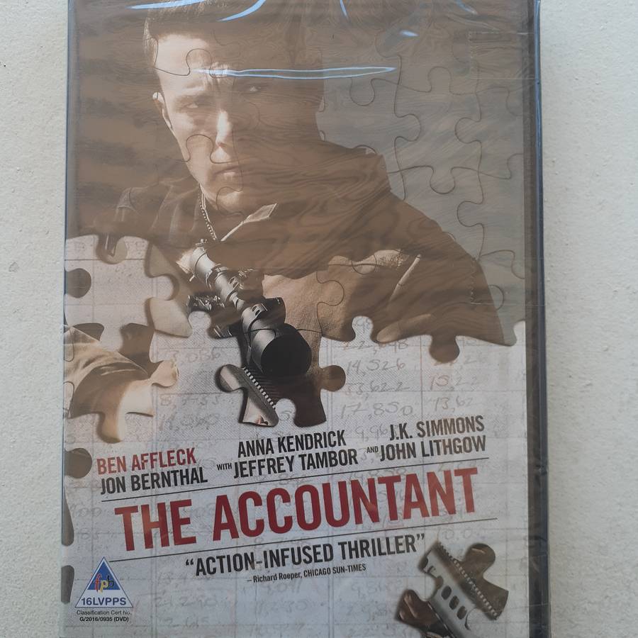 The Accountant - Affleck / Bernthal [DVD Movie]   *NEW, sealed