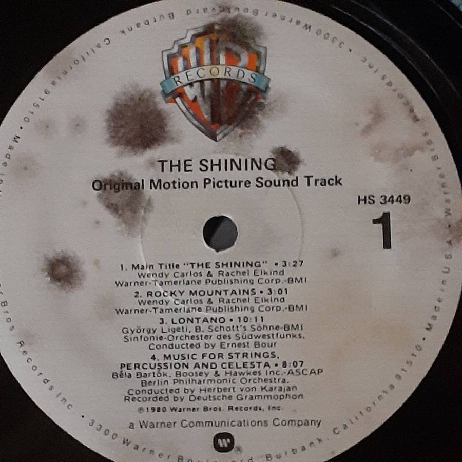 VINYL - The Shining (Original Sound Track) (1st U.S. press) (1980)