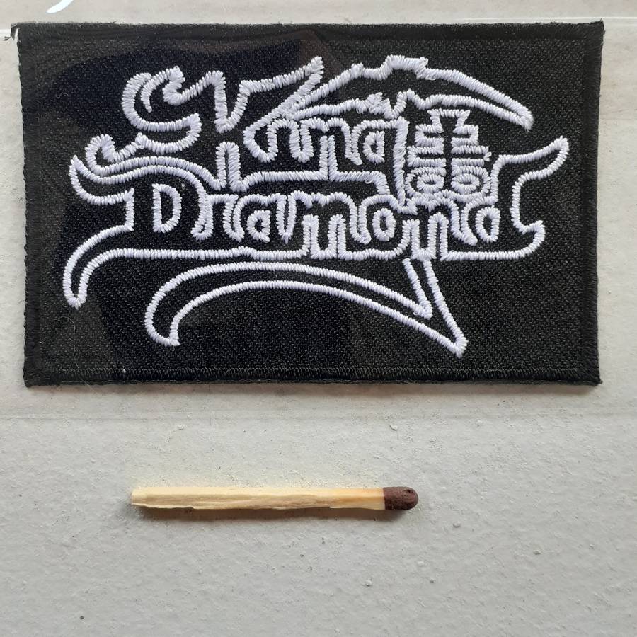 Woven Patch - King Diamond (white logo)