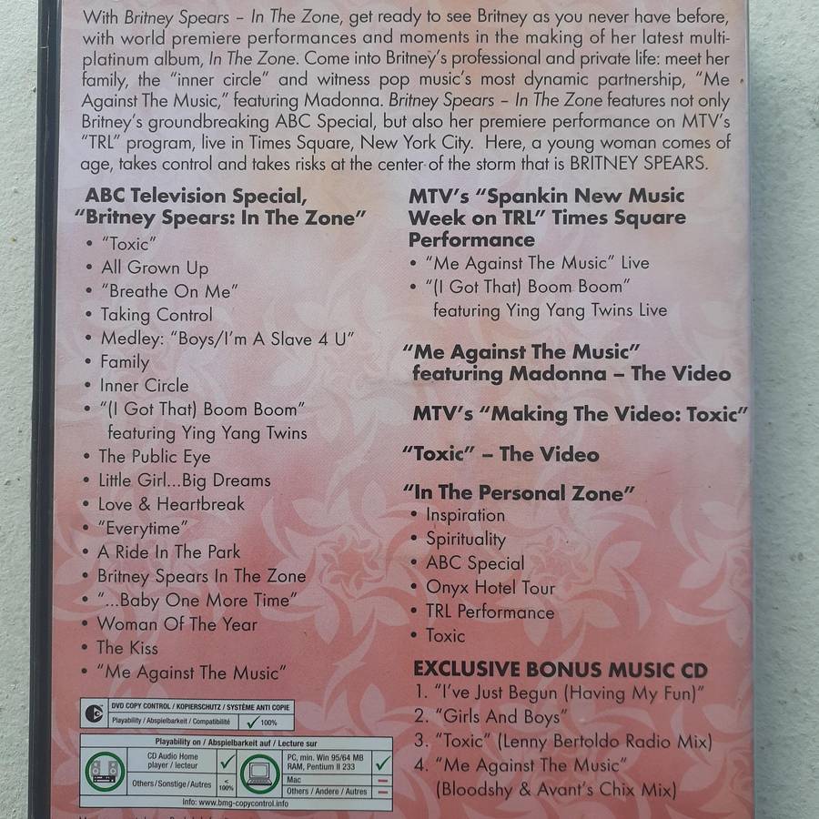 Britney Spears - In The Zone [DVD+CD] (2004)