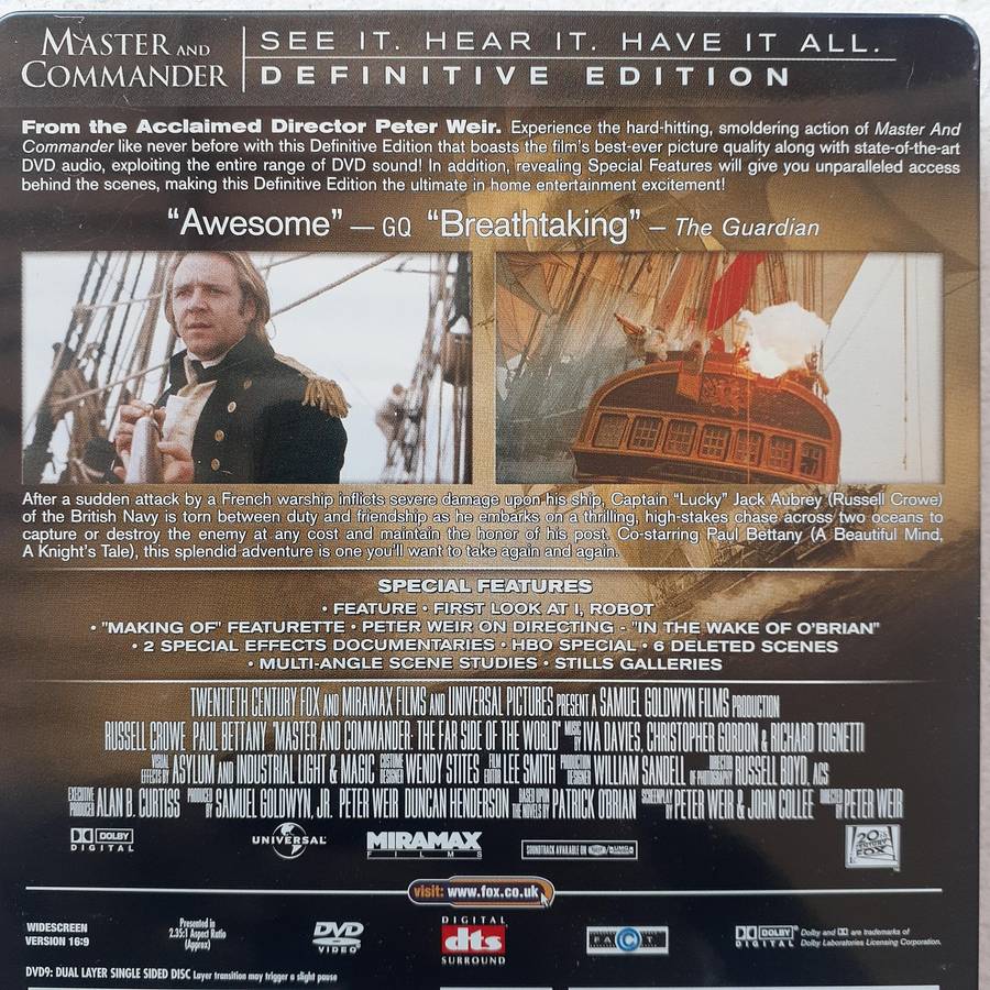 Master And Commander (Definitive Edition) [2 DVD Steelbook]