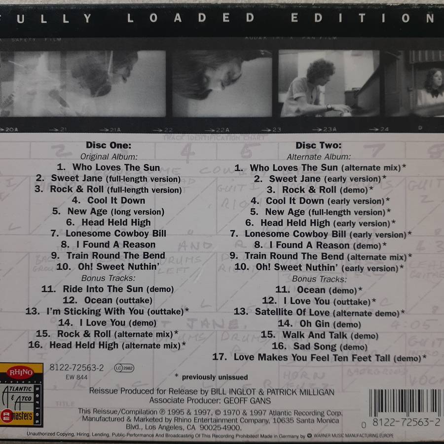 The Velvet Underground - Loaded (Fully Loaded Edition) [2CD Import] (1970/Remastered 1997)