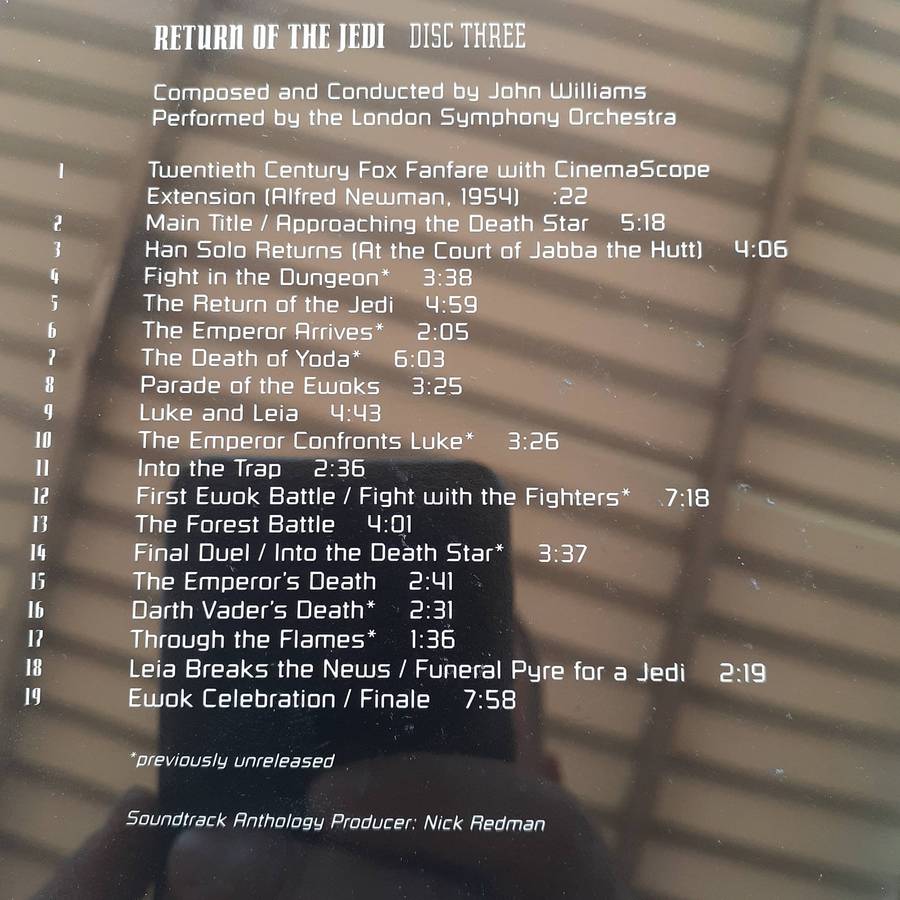 Star Wars Trilogy (The Original Soundtrack Anthology) - John Williams / LSO [4CD Box Set] (1993)