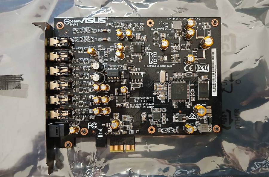 Asus Xonar AE PCIe 7.1 Gaming Sound Card