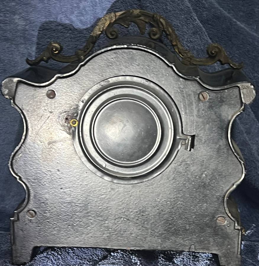 Ansonia Mantel Clock - Rare Black Marble Antique