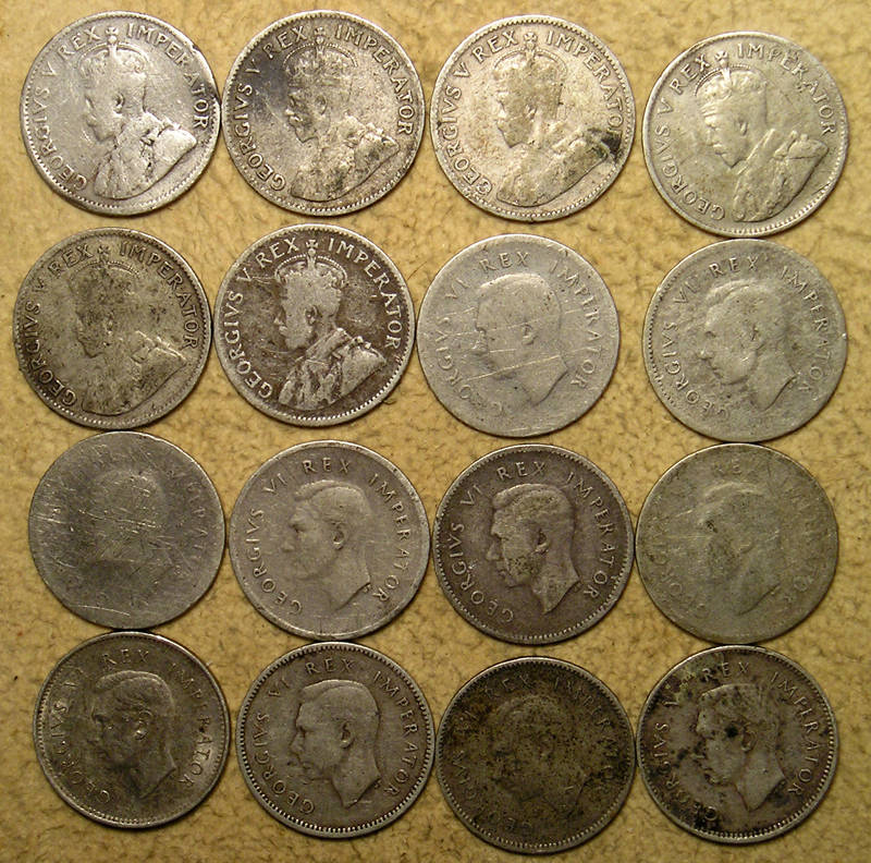 Collection of Union Minor Silver (mostly 80%) coins