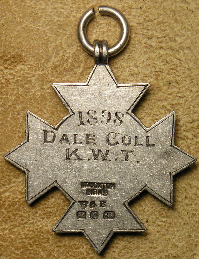 1898 Silver Medal from Free State Cricket Union to Dale College, King William's Town