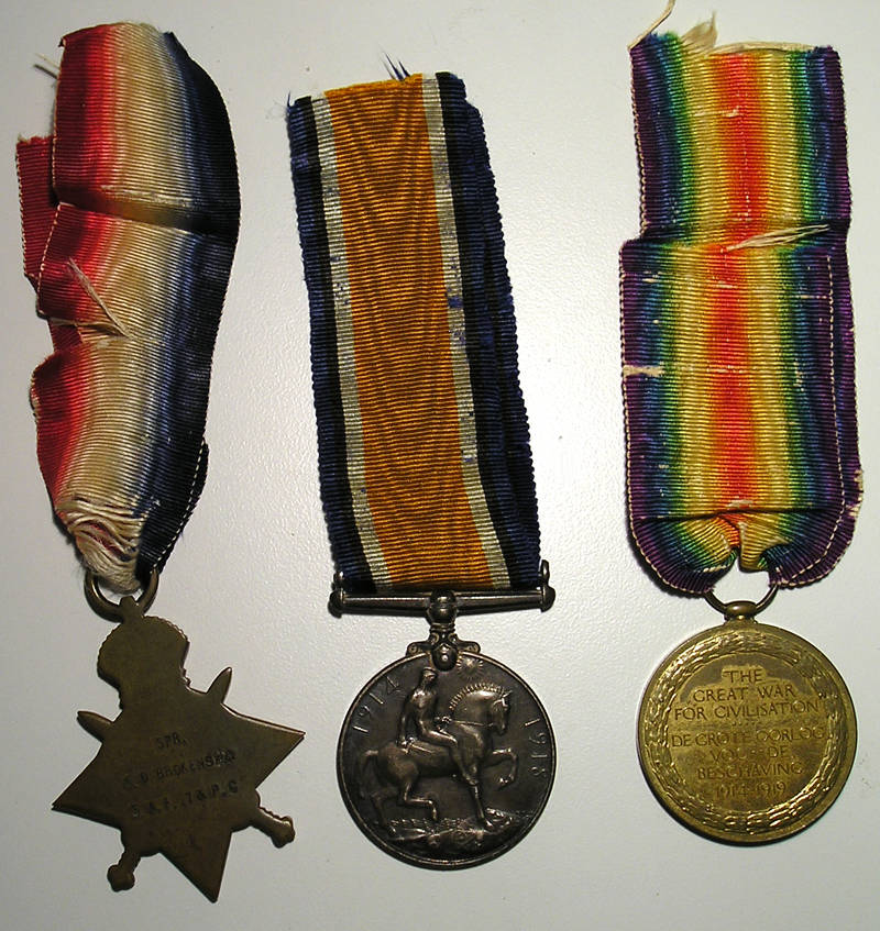 WWI 1914-15 Star Trio to South African