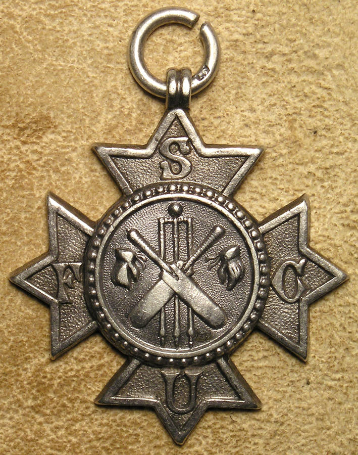 1898 Silver Medal from Free State Cricket Union to Dale College, King William's Town