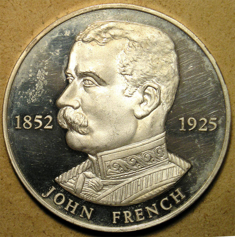 Generals of the Anglo-Boer War 1977: Silver Medal for the British General French