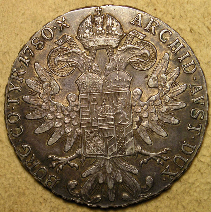 Austria: 1780.X Maria Theresa Silver Thaler