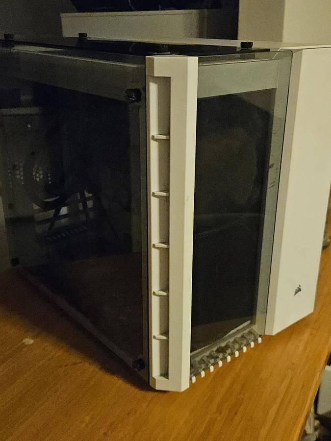Corsair Crystal Series 280X RGB Tempered Glass Micro ATX Case  White
