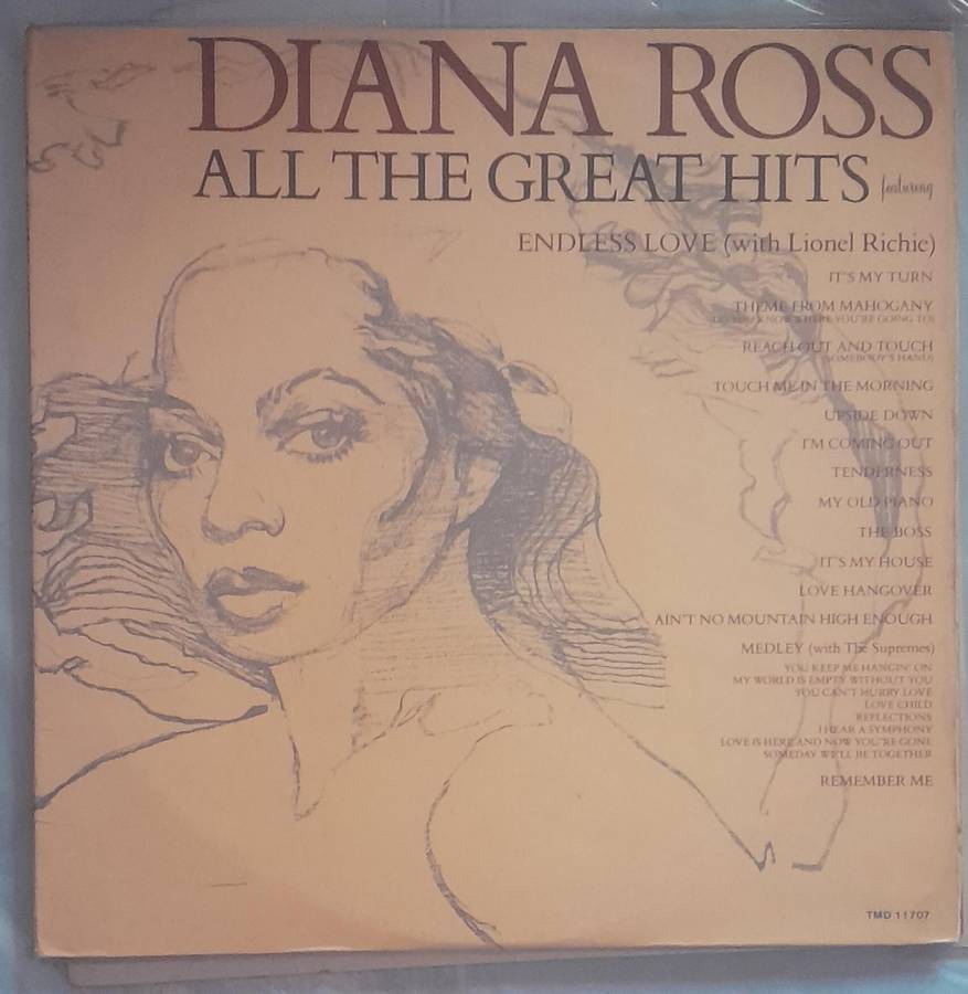 Diana Ross All The Greastest Hits Double Vinyl