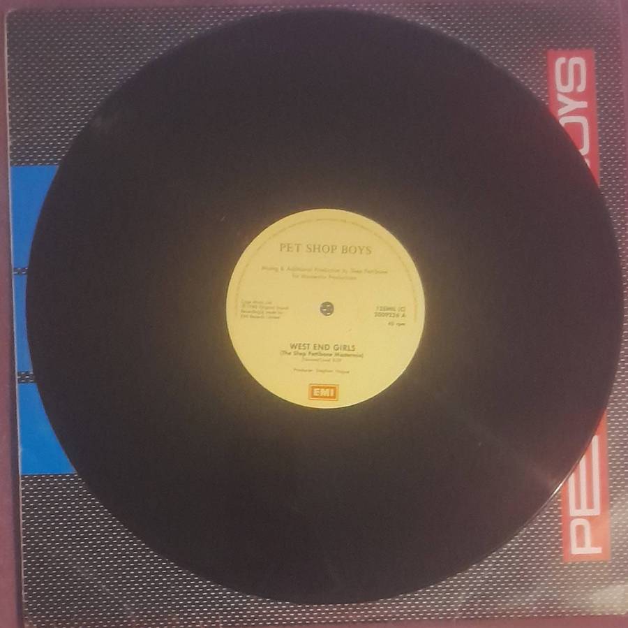 Pet Shop Boys West End Girls Vinyl