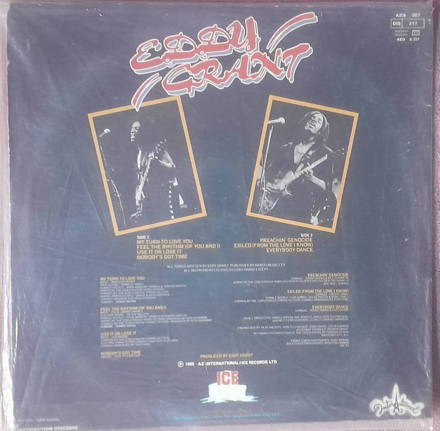 Eddy Grant Love In Exile Vinyl