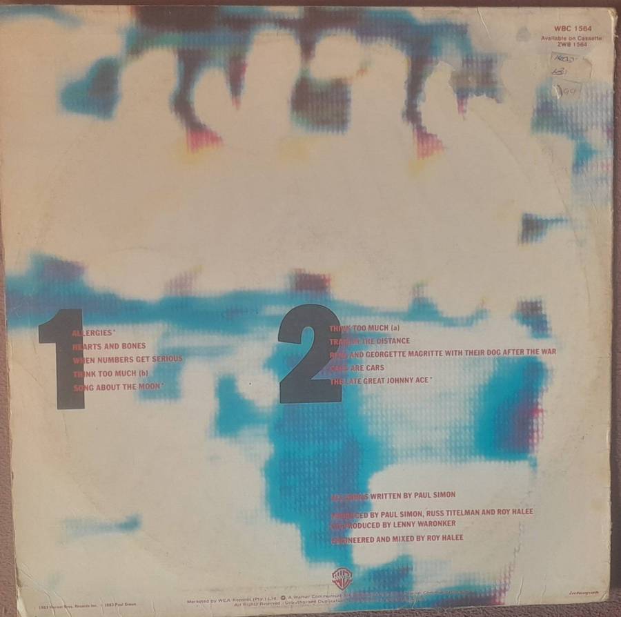Paul Simon Hearts and Bones Vinyl