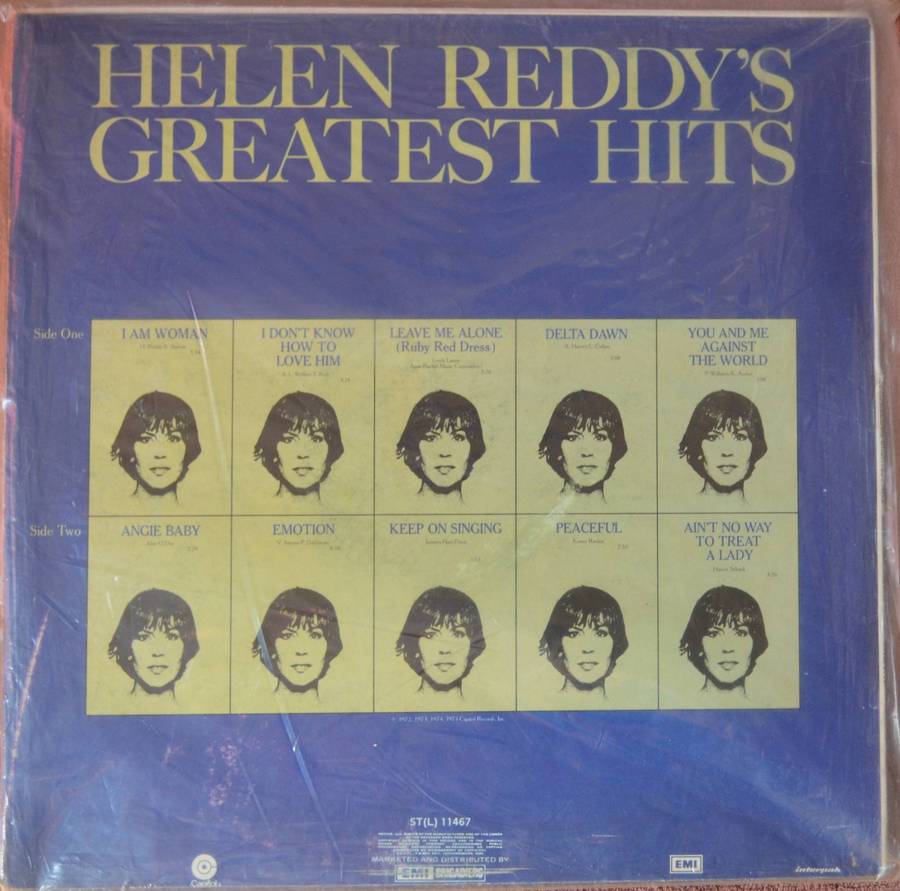 Helen Reddy's Greatest Hits Vinyl