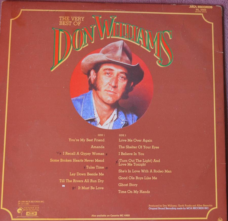 The Very Best of Don Williams Vinyl