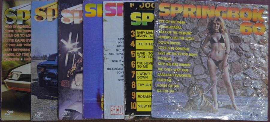7X Springbok Hit Parade 54 to 60 Vinly