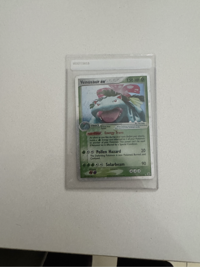 Venasaur ex pokemon card
