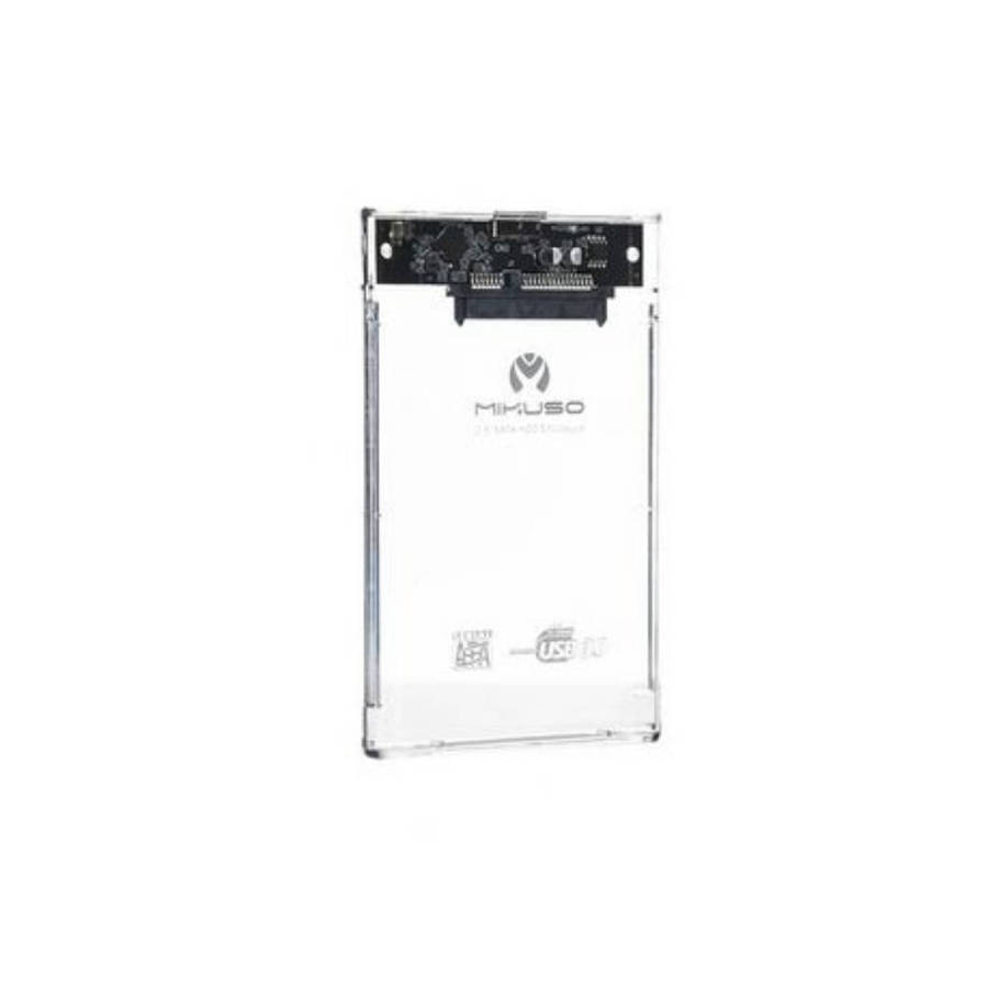 Mikuso 2.5" Usb 3.0 Sata Hdd Enclosure - Clear - ECS-017