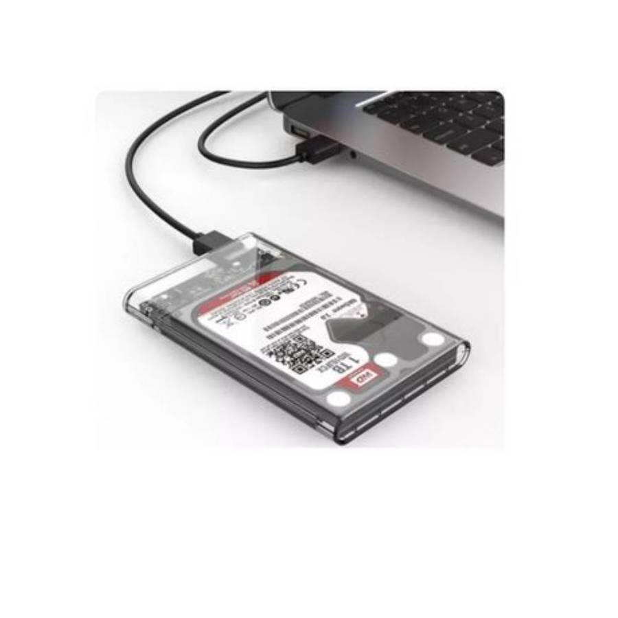 Mikuso 2.5" Usb 3.0 Sata Hdd Enclosure - Clear - ECS-017