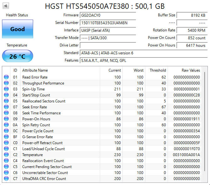 500GB Portable External Hard Drive - 2.5" USB3.0
