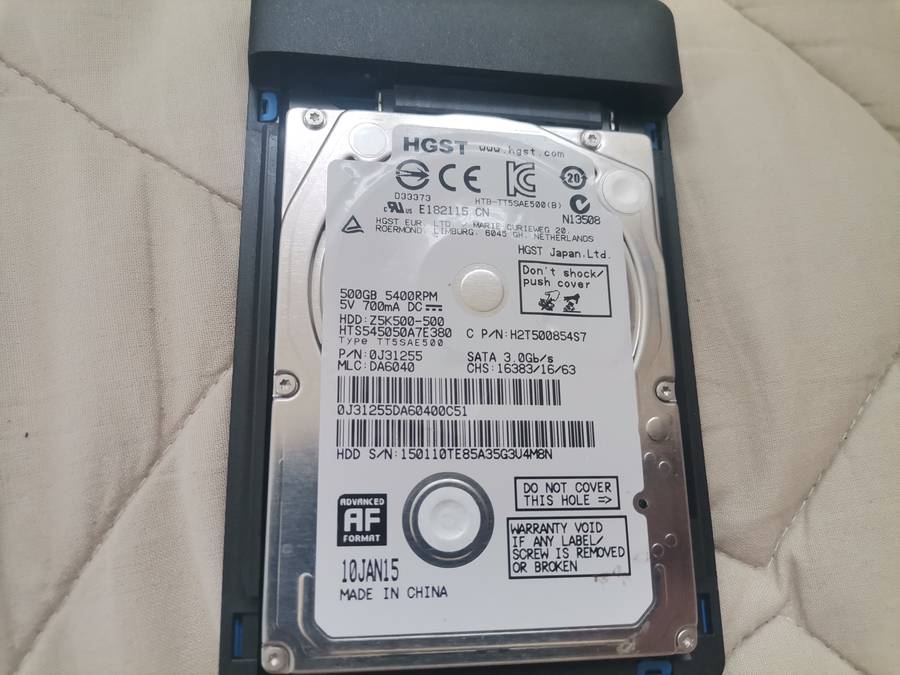 500GB Portable External Hard Drive - 2.5" USB3.0