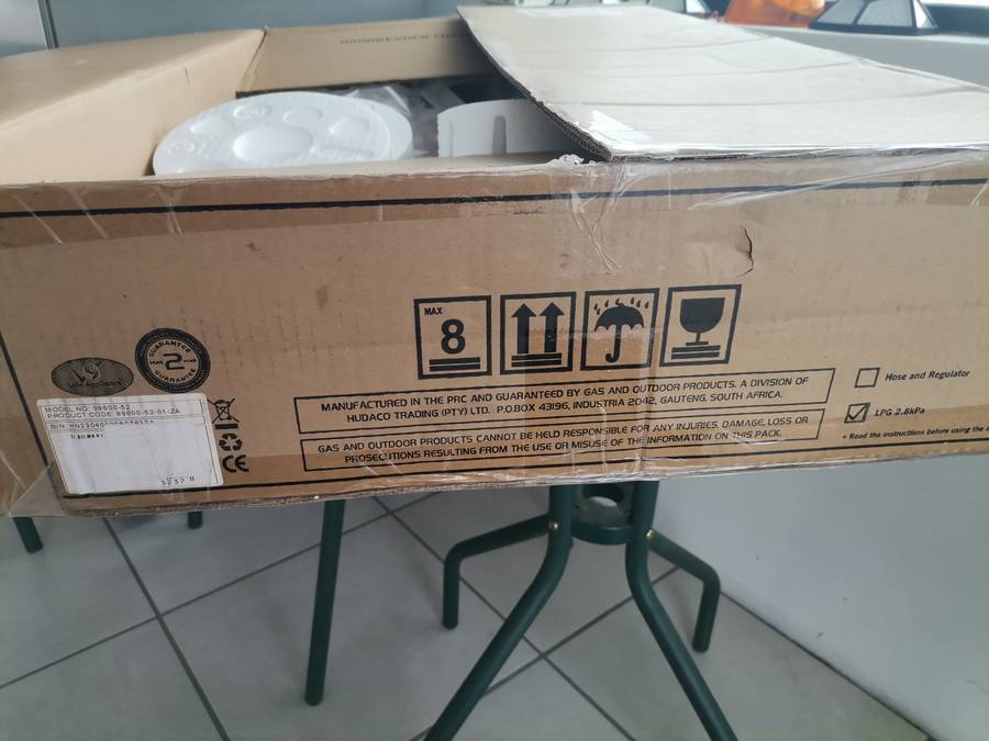 CADAC - 900mm Stainless Steel 5 Burner Gas Hob - Silver