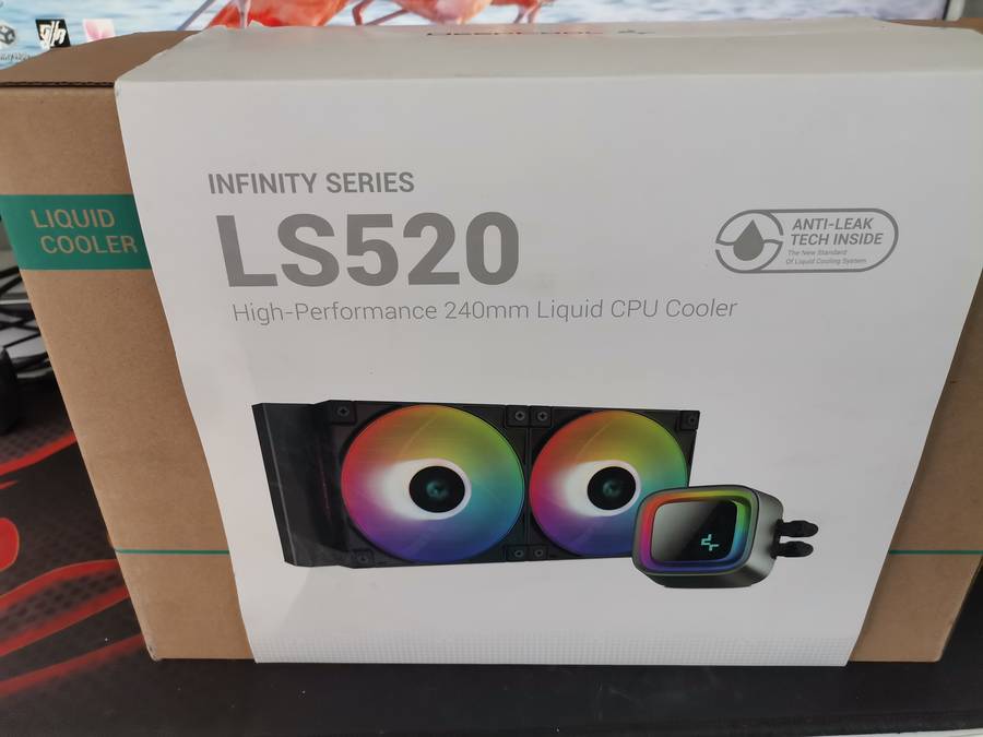 DeepCool LS520 240mm ARGB All-In-One Black Liquid CPU Cooler