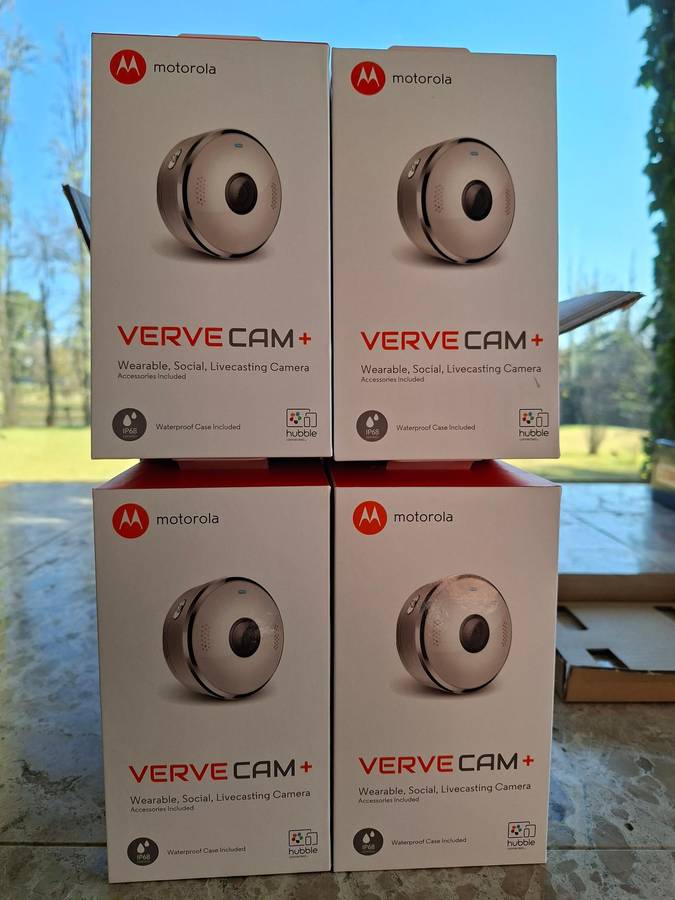 4 x  New Motorola  VerveCam+ - Auction Starting at R1.00 - No Reserve