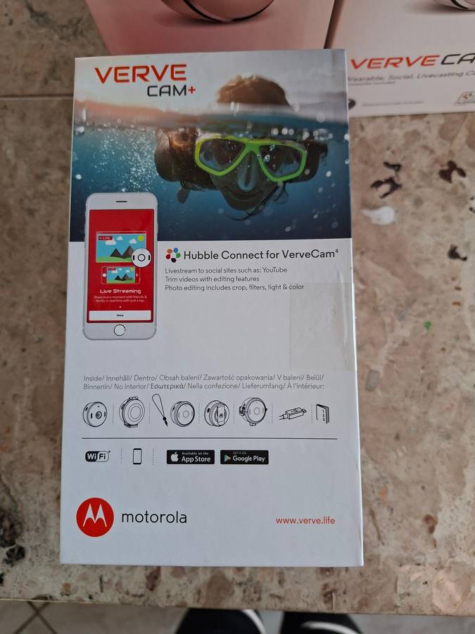 4 x  New Motorola  VerveCam+ - Auction Starting at R1.00 - No Reserve