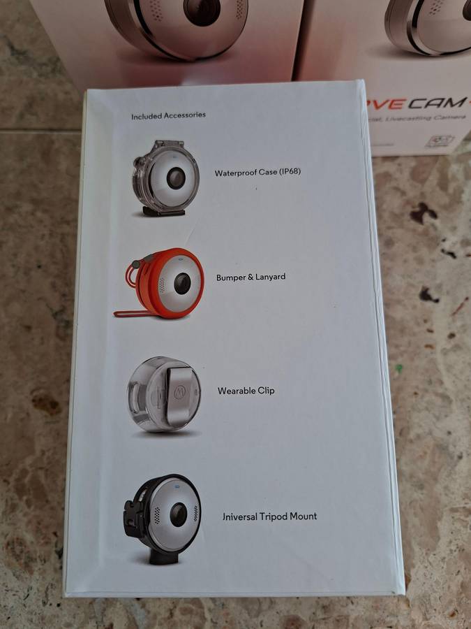 4 x  New Motorola  VerveCam+ - Auction Starting at R1.00 - No Reserve