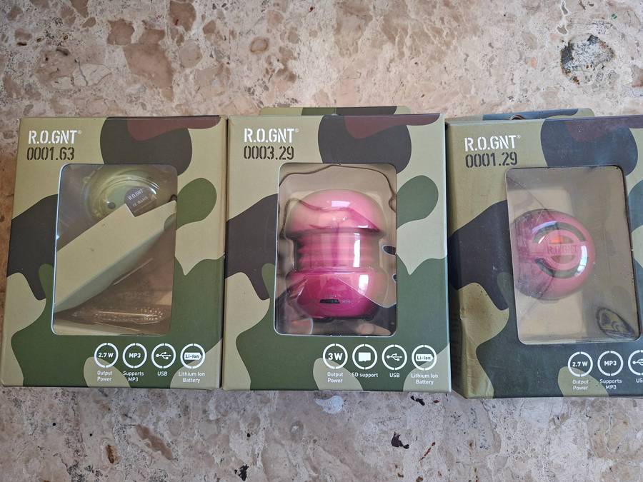 Mixed R.O.GNT Speakers - MASSIVE CLEARANCE AUCTION  R1.00 START, NO RESERVE