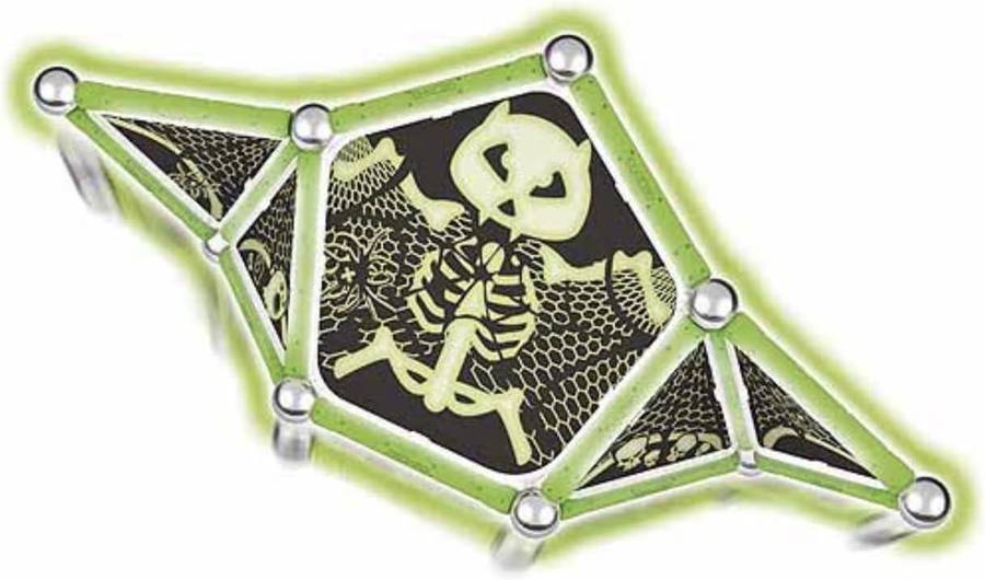 6x NEW Geomag Glow Fear Magnetic Construction Sets (37-Piece Each)  Direct from Manufacturer