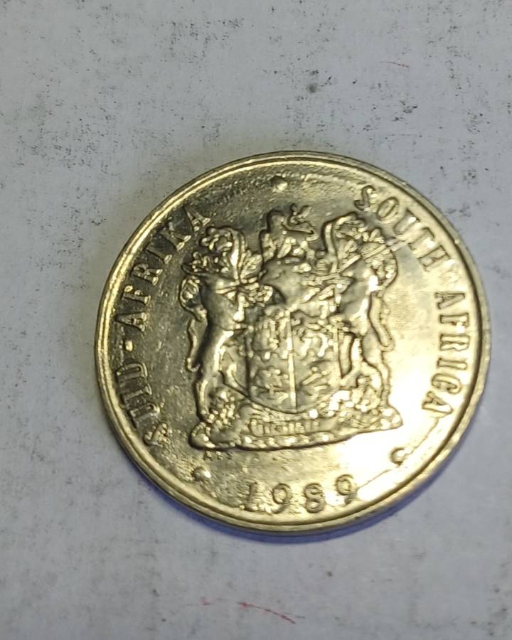 1989 RSA 20 Cent Coin