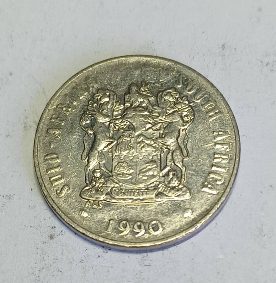1990 RSA 20 Cent Coin