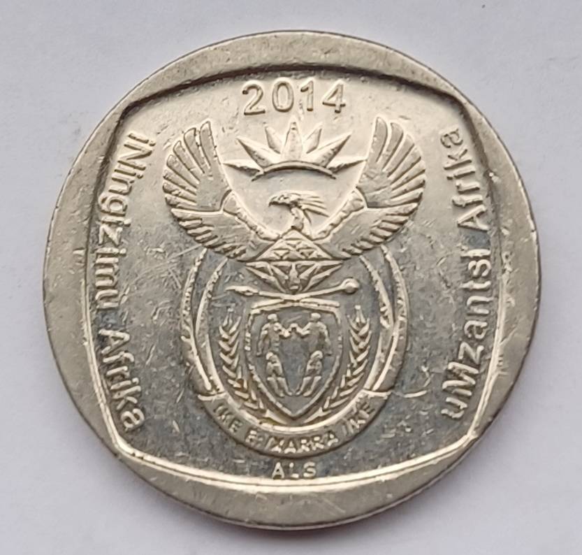RSA ~ 2014 ~ 2 Rand (100 years anniversary of Union Building)