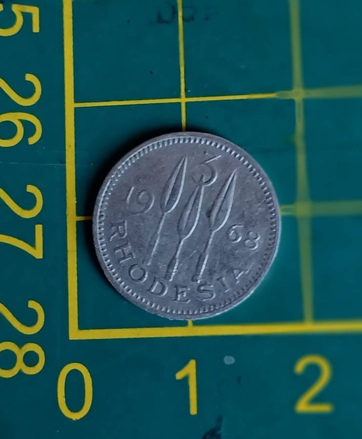 1968 Southern Rhodesia ~ 3 pence