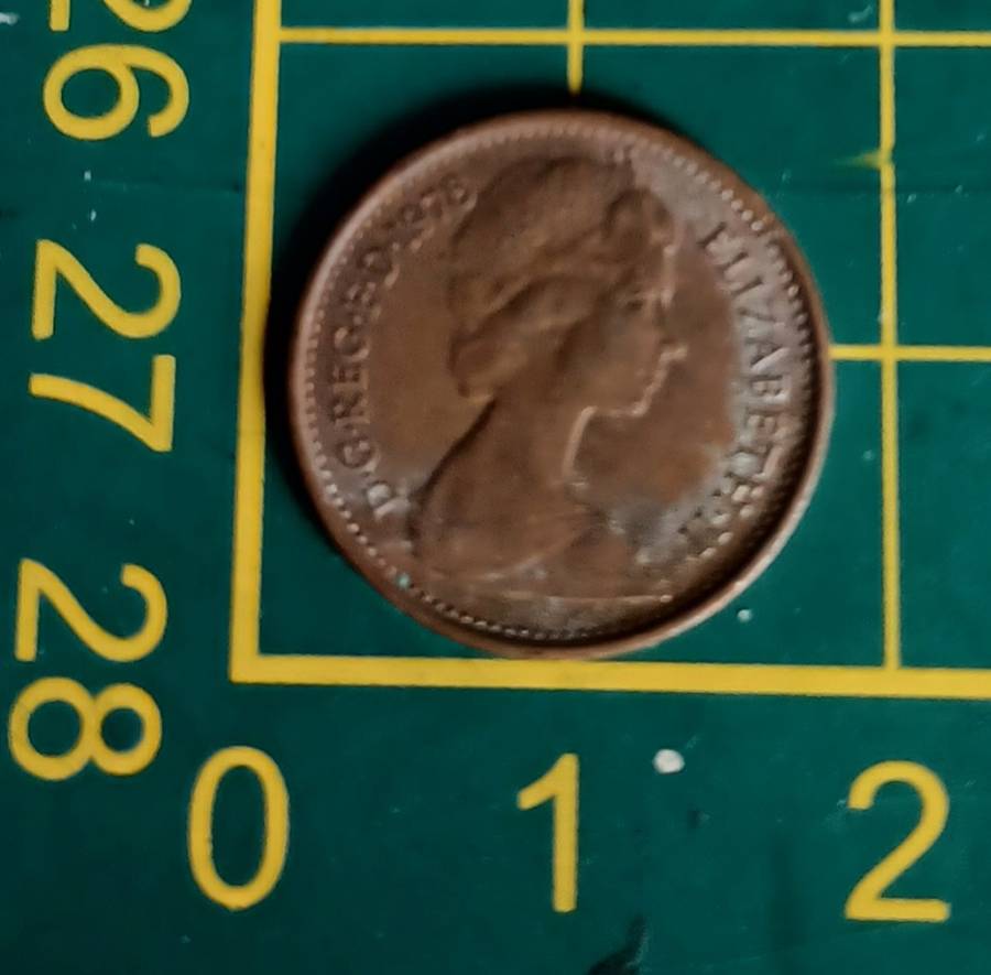 1976 ~ 1/2 New Penny ~ United Kingdom