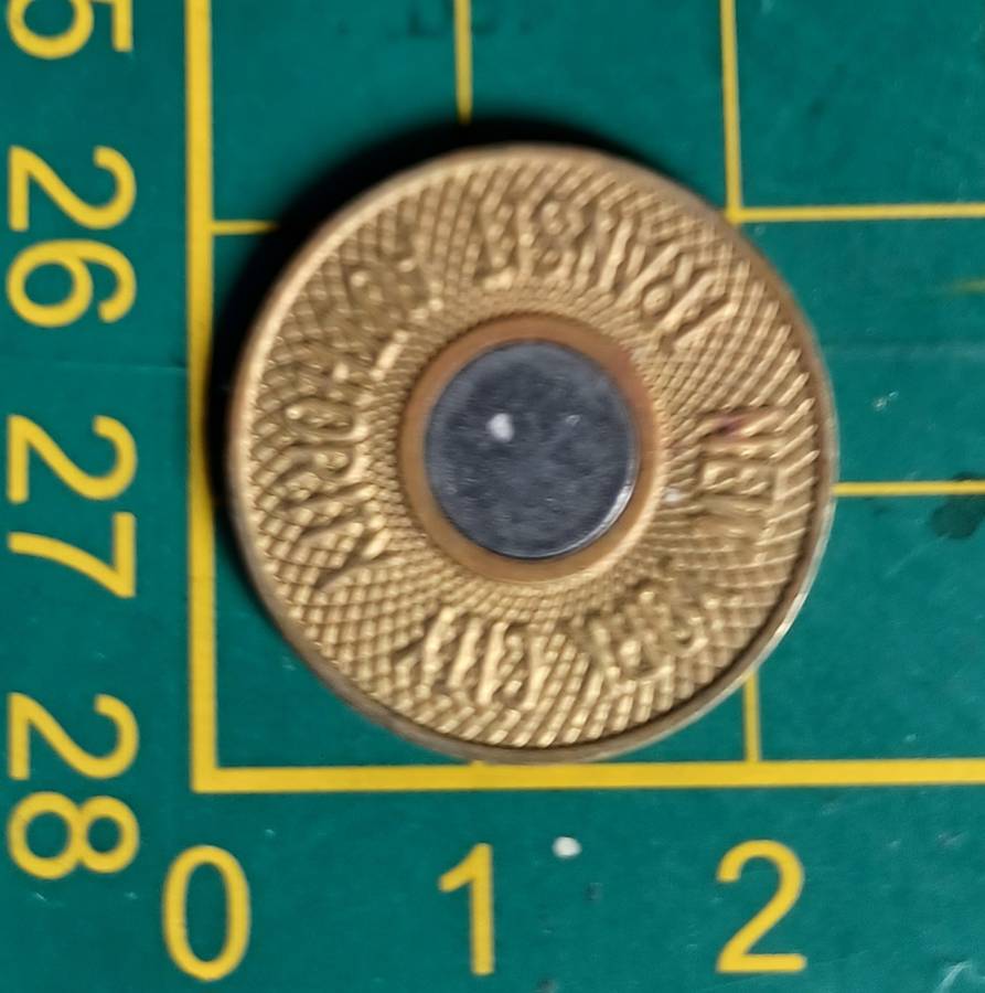 1980's NYC bullseye Uncirculated Token Bi- metallic