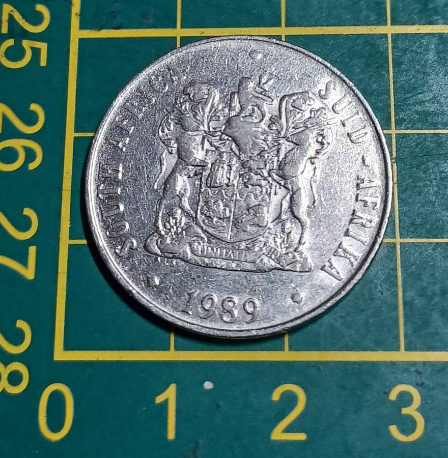 1989 ~ Old RSA Fifty Cent Coin