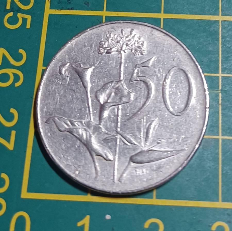 1970 ~ FIFTY CENT RSA NICKEL COIN