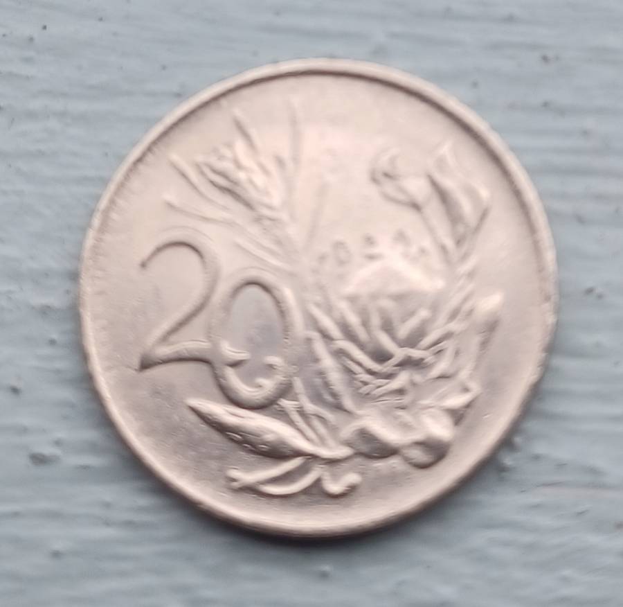 1985 ~ RSA Twenty Cent ~ 20 C