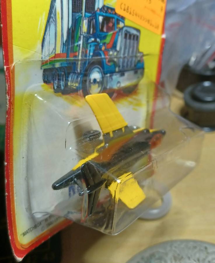 1980 Matchbox ~  No. 2 S2 Jet ~ Mint on Long Card