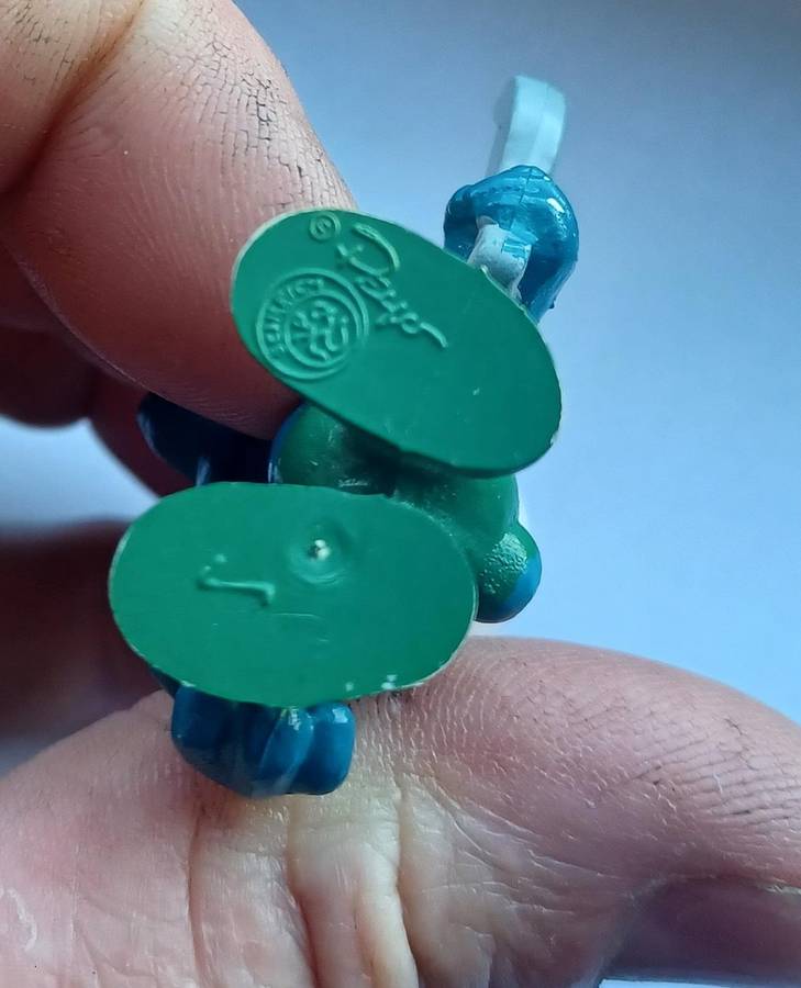 Mechanic Smurf  ~ Peyo Schleich ~ Vintage 80's