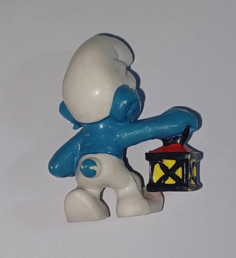 Night lookout Smurf (Watchman) ~ Peyo Schleich ~ Vintage 80's